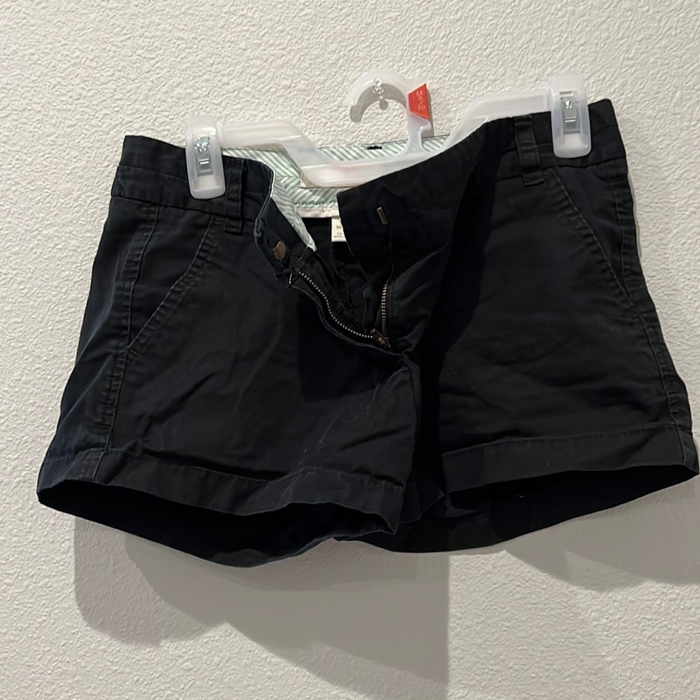 J crew black shorts